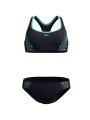 Speedo Endurance+ Kadın Yüzücü Bikinisi (Siyah)