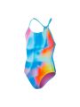 Speedo Line Back Kız Çocuk Mayosu (Renkli)