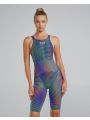 TYR Women’s Avictor 2.0 Open Back Elec Lime Yarış Mayosu