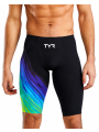 TYR Venzo Erkek Yarış Mayosu - Lime/Navy