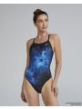 TYR Durafast Elite® DF Kız Çocuk Mayosu - Starborne (Mavi)