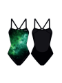 TYR Durafast Elite® CF Kız Çocuk Mayosu - Starborne (Yeşil)