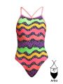 Funkita Worm Burner Kız Çocuk Mayosu