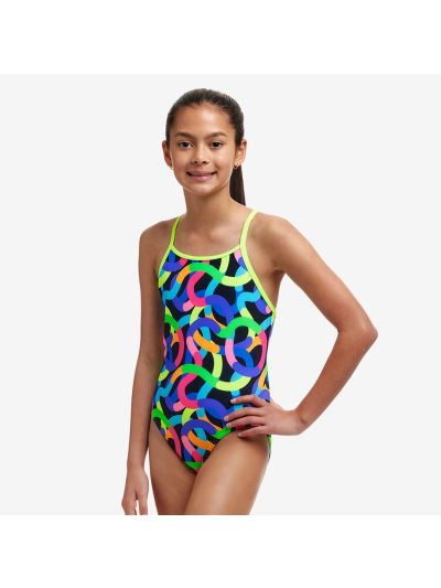 Funkita Worms Kız Çocuk Mayosu