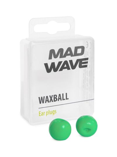 Mad Wave Waxball Kulak Tıkacı (Yeşil)