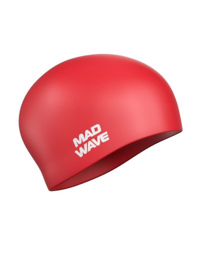 Mad Wave Silikon Uzun Saç Bonesi (Kırmızı)