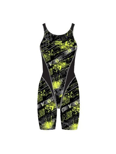 Mad Wave Kneeskin L4 Paçalı Kız Çocuk Mayosu