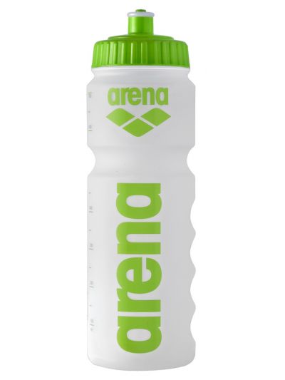 Arena Water Bottle Clear/Green