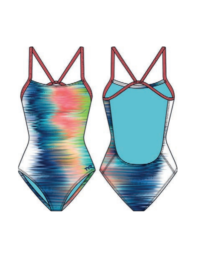 TYR Durafast Elite® CF Kız Çocuk Mayosu (Bravura)