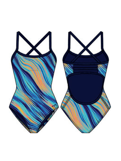 TYR Durafast Elite® TF Kız Çocuk Mayosu - Riptidal