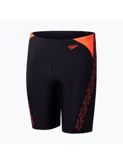 Speedo Hyperboom Erkek Çocuk Mayosu (Siyah/Kırmızı)