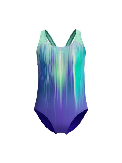 Speedo Splashback Kız Çocuk Mayosu (Glow)