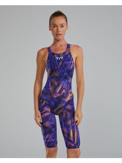 TYR Avictor 2.0 Openback Kadın Yarış Mayosu (Mor)