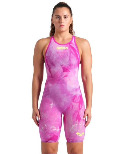 Arena Powerskin Carbon Air2 Kadın Yarış Mayosu (Pembe)