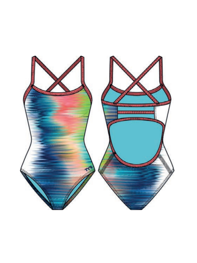 TYR Durafast Elite® TF Kız Çocuk Mayosu - Bravura