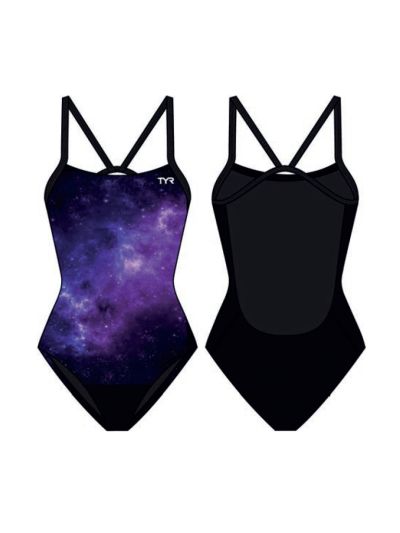 TYR Durafast Elite® CF Kız Çocuk Mayosu - Starborne (Mor)