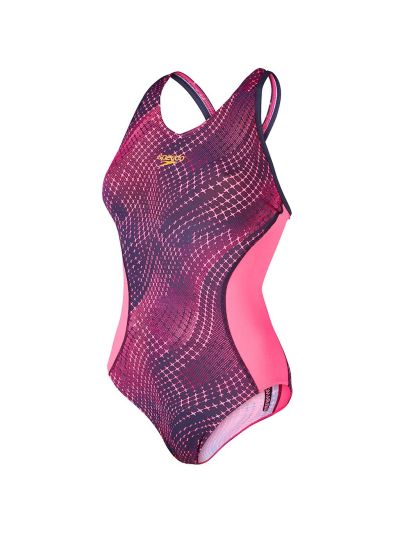 Speedo Muscleback Kadın Mayosu (Pembe/Mor)