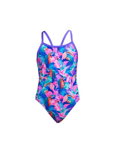 Funkita Birds Gone Wild Kız Çocuk Mayosu