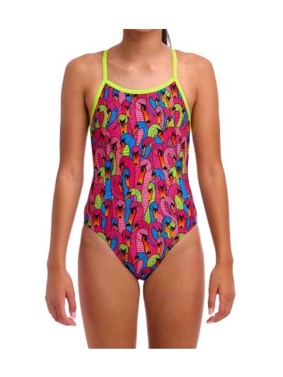 Funkita Swan City Kız Çocuk Mayosu