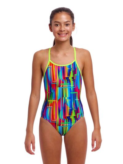 Funkita DB The Glitch Kız Çocuk Mayosu