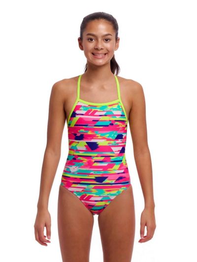 Funkita STP Blurred Babe Kız Çocuk Mayosu