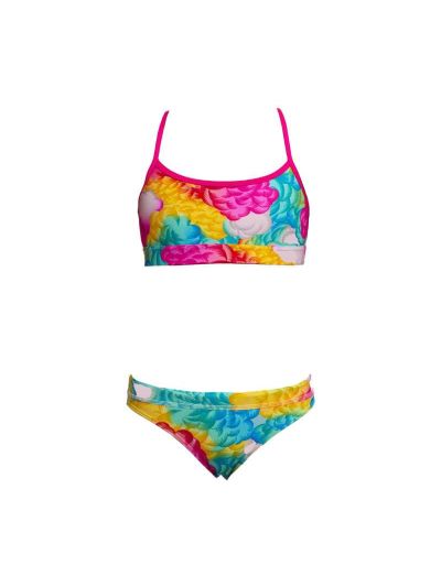 Funkita Cloudy Colours Kız Çocuk Crop Bikini Takımı