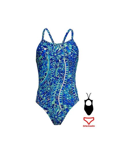 Funkita Blues Festival Kız Çocuk Mayosu