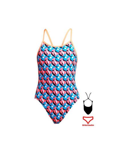 Funkita Run Fox Run Kız Çocuk Mayosu