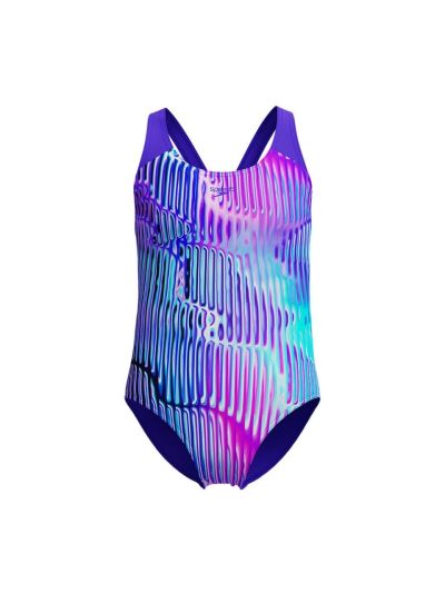 Speedo Splashback Kız Çocuk Mayosu (Indigo)