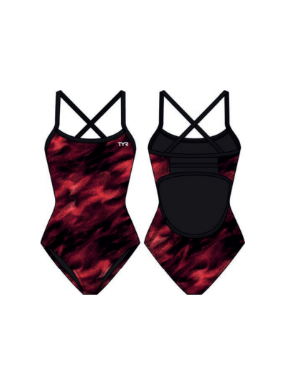 TYR Durafast Elite® TF Kız Çocuk Mayosu - Soren (Kırmızı)