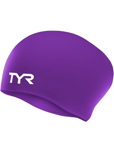 TYR Kırışıklık Önleyici Yetişkin Uzun Saç Bonesi (Mor)