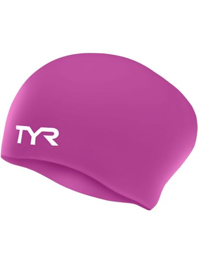 TYR Kırışıklık Önleyici Yetişkin Uzun Saç Bonesi (Pembe)