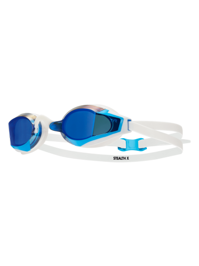 TYR Stealth-X Race Aynalı Yarış Gözlüğü (Mavi/Beyaz)