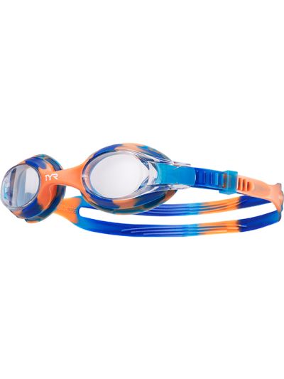 TYR Swimple Tie Dye Çocuk Gözlüğü (Mavi/Turuncu)