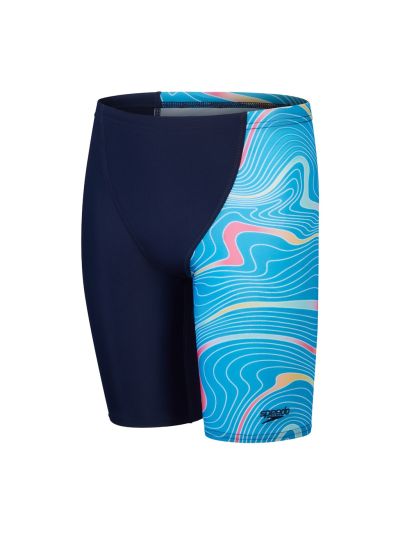 Speedo V-Cut Jammer Erkek Çocuk Mayosu (Dalgalı)