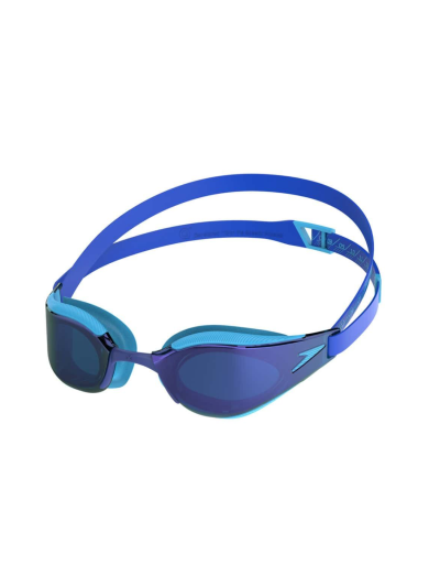 Speedo Hyper Elite Aynalı Çocuk Yarış Gözlüğü (Mavi)