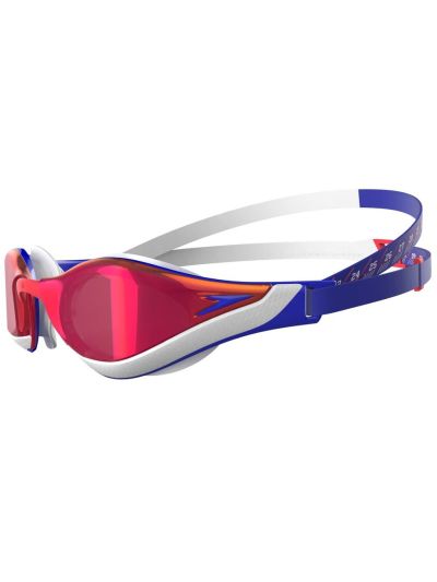 Speedo Fastskin Pure Focus Aynalı Yarış Gözlüğü (Red/Blue)