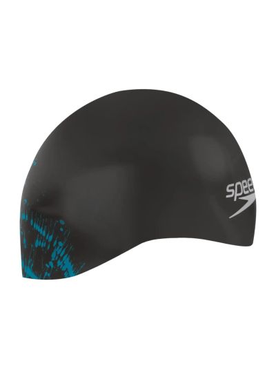 Speedo Fastskin Yarış Bonesi (Siyah/Mavi)