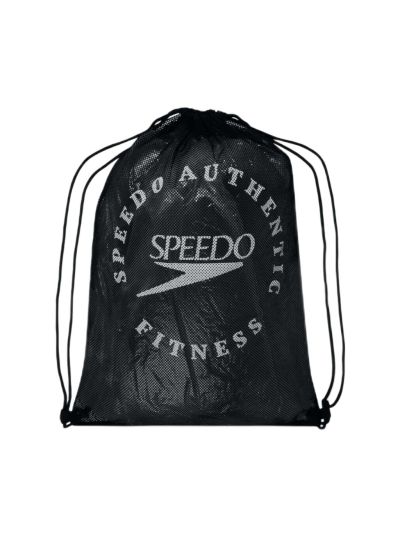 Speedo Printed Mesh Bag (Siyah/Beyaz)